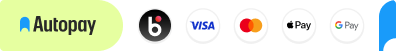 Payment through Autopay: BLIK, online bank transfer, Visa and Mastercard